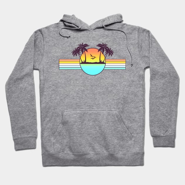 80s Sunset Hoodie by FrancisTheThriller